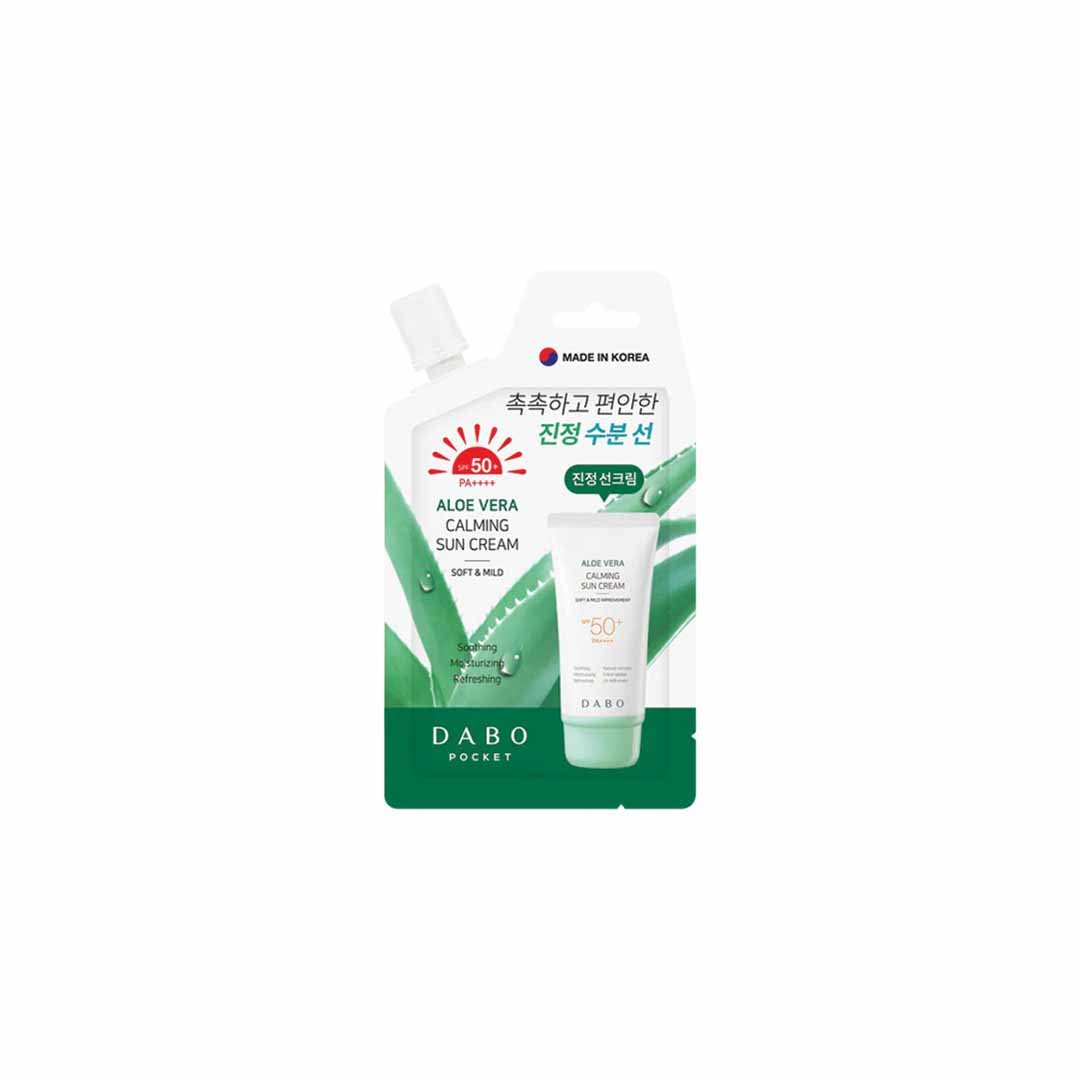 Dabo-Aloe-Vera-Calming-Sun-Cream-15-ml-1 Dabo Aloe Vera sunscreen, Korean sunscreen, Dabo sunscreen Bangladesh, Aloe Vera sun cream, SPF 50 sunscreen,